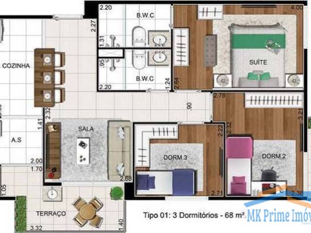 #3007 - Apartamento para Venda em Barueri - SP - 3