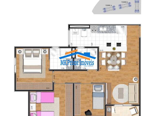 #12203 - Apartamento para Venda em Osasco - SP