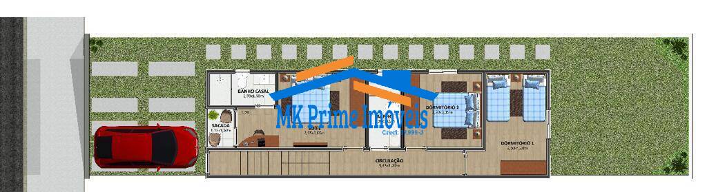 Casa de Condomínio, 3 quartos - Foto 19