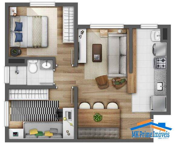 Apartamento, 2 quartos, 47 m² - Foto 17