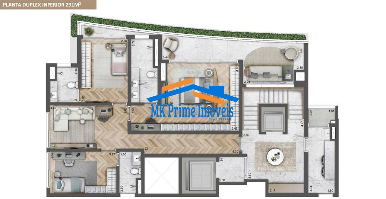 Cobertura, 3 quartos, 291 m² - Foto 21