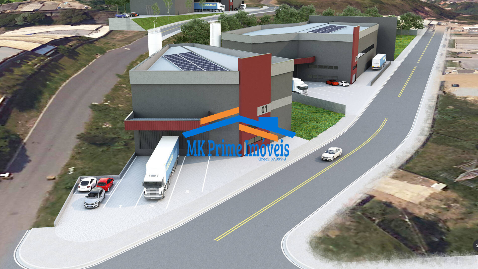 Depósito-Galpão-Armazém à venda e aluguel, 800m² - Foto 1