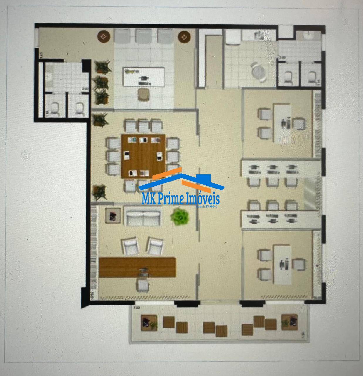 Conjunto Comercial-Sala para alugar, 129m² - Foto 13