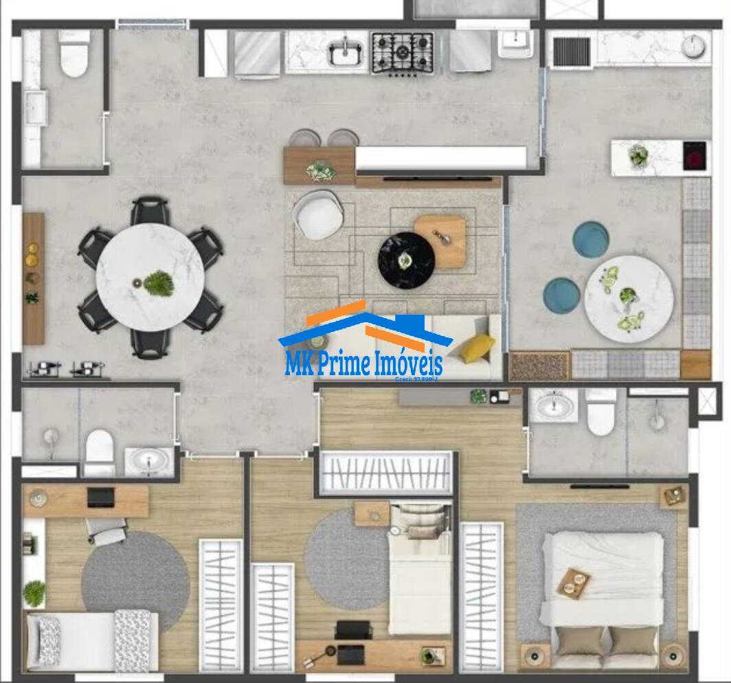 Apartamento à venda com 2 quartos, 87m² - Foto 19