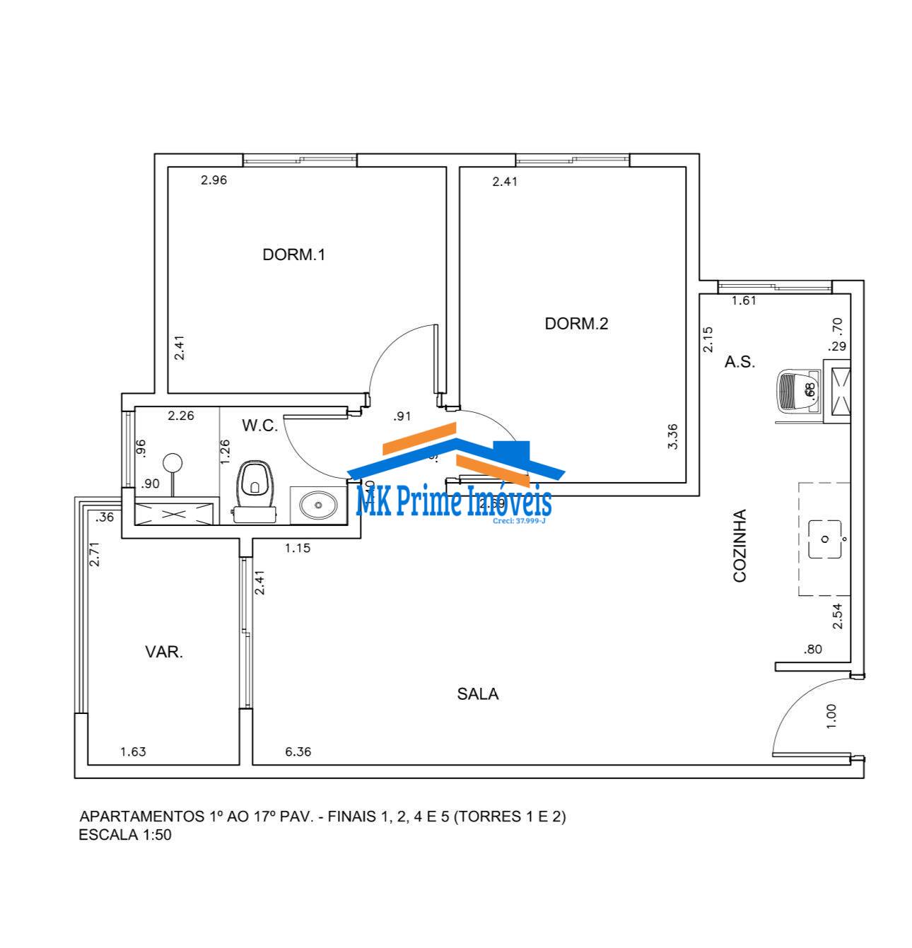 Apartamento, 2 quartos, 48 m² - Foto 21