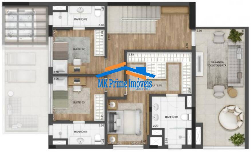 Apartamento, 3 quartos, 186 m² - Foto 29