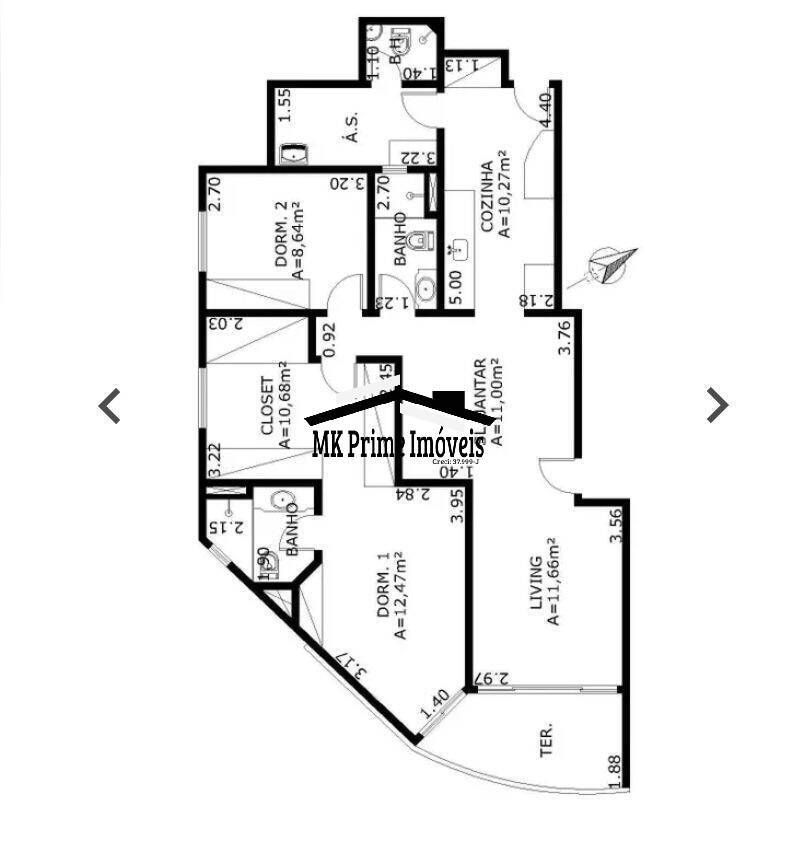 Apartamento, 3 quartos, 100 m² - Foto 41